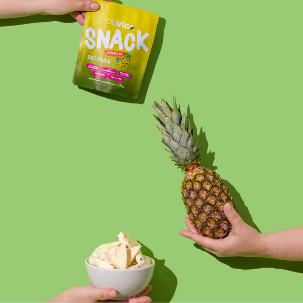 SNACK ABACAXI LIOFILIZADO - DAVIDA