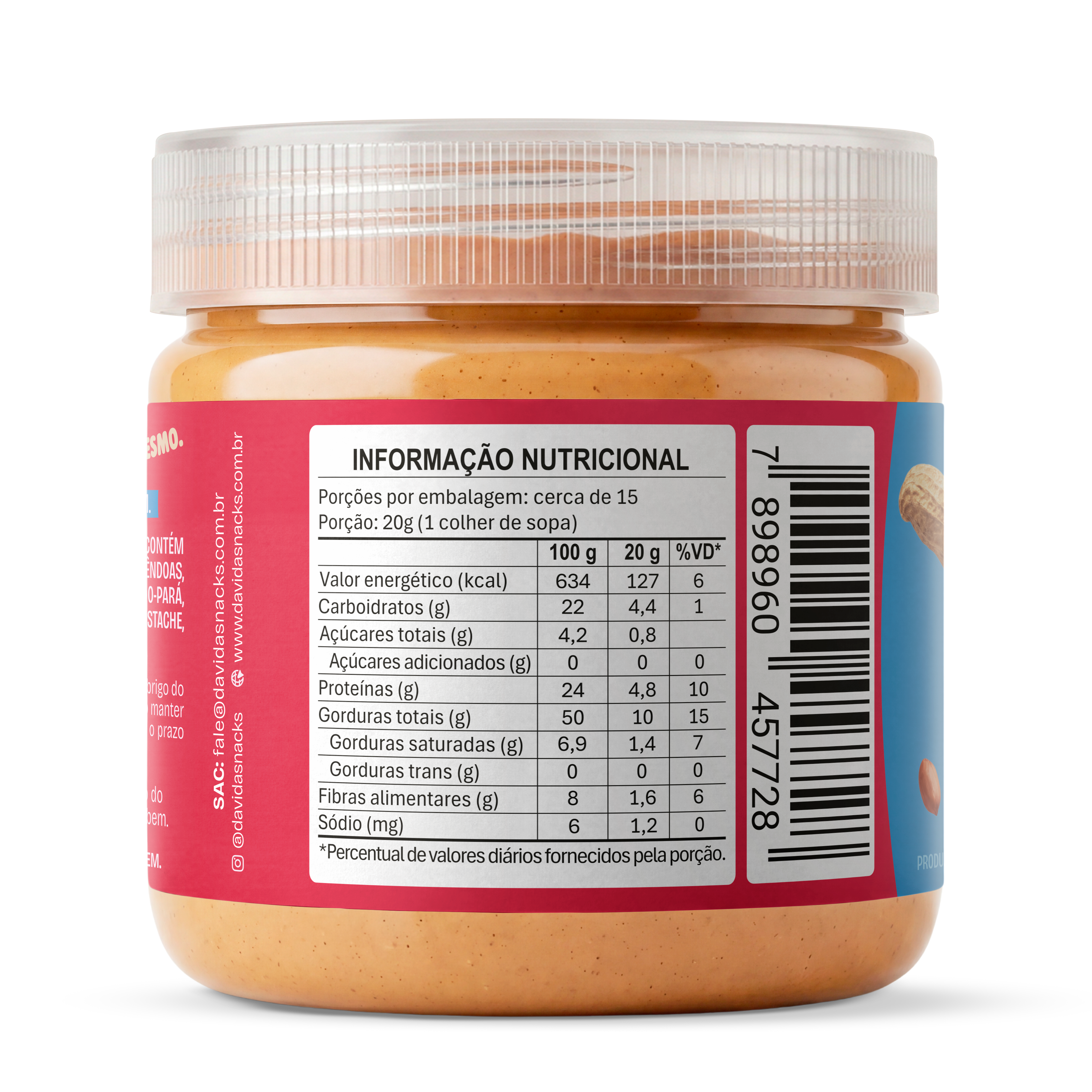 Purinha Pasta de amendoim