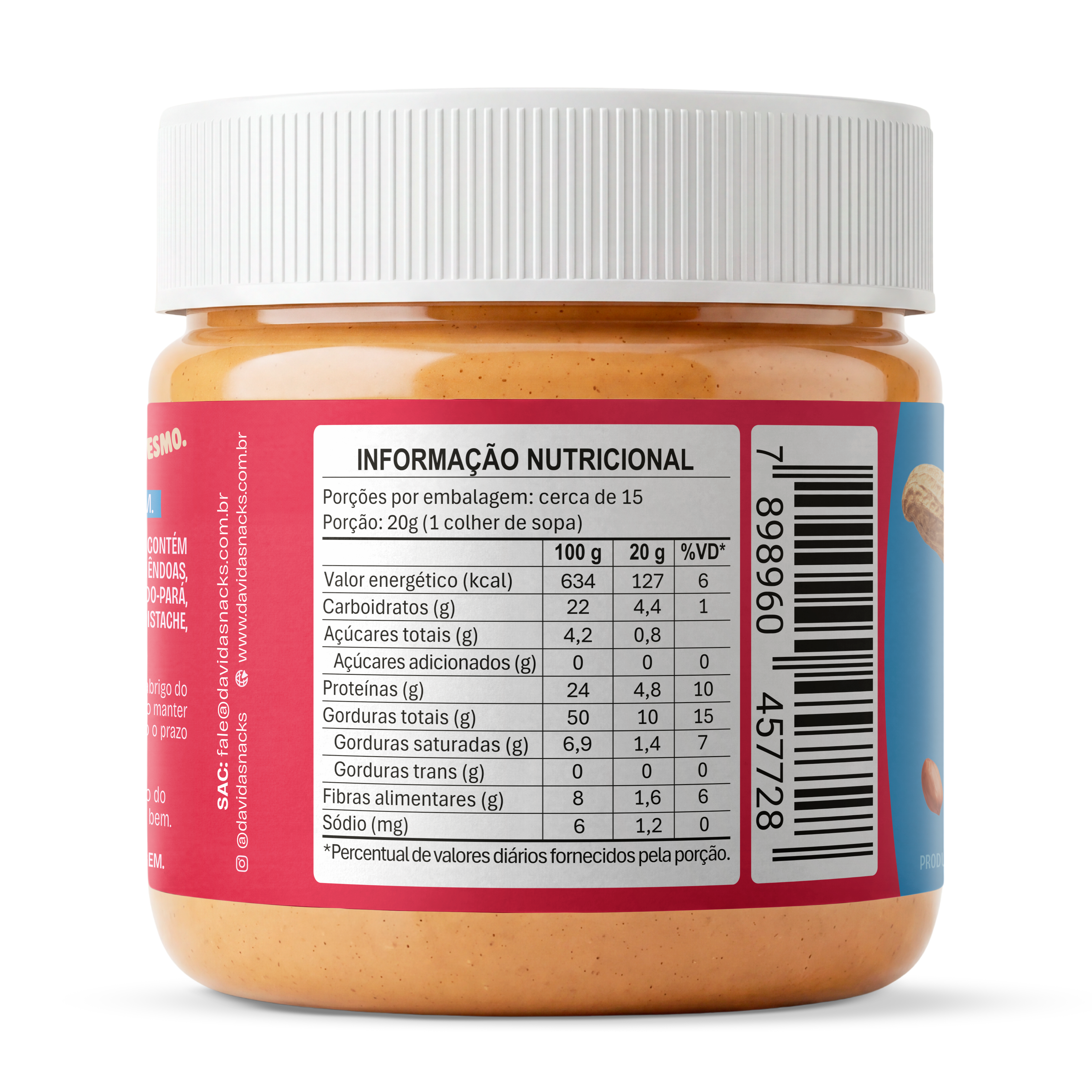 Purinha Pasta de amendoim