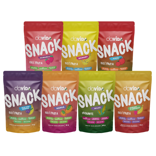 KIT DEGUSTAÇÃO SNACK DAVIDA - 7 SABORES