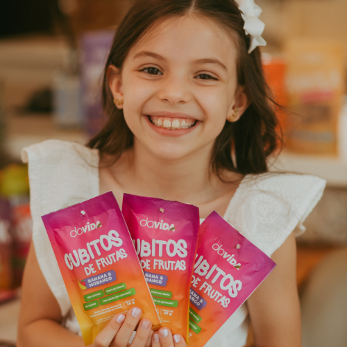 CUBITOS DE FRUTA DAVIDA - 12 UNIDADES