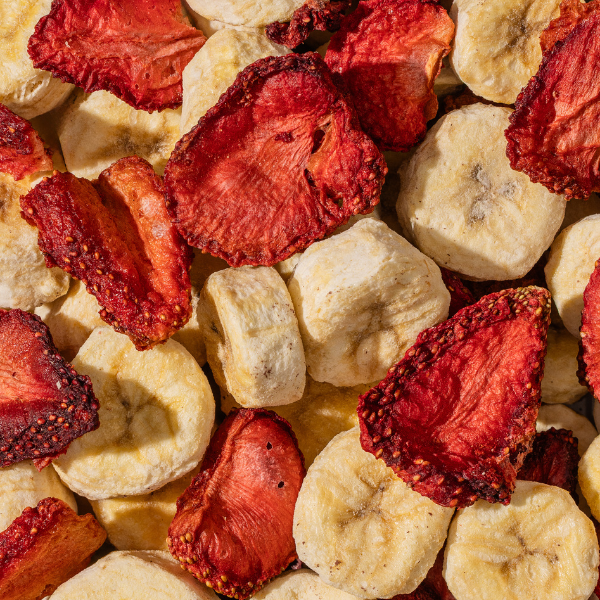 SNACK DUO BANANA E MORANGO LIOFILIZADOS - DAVIDA