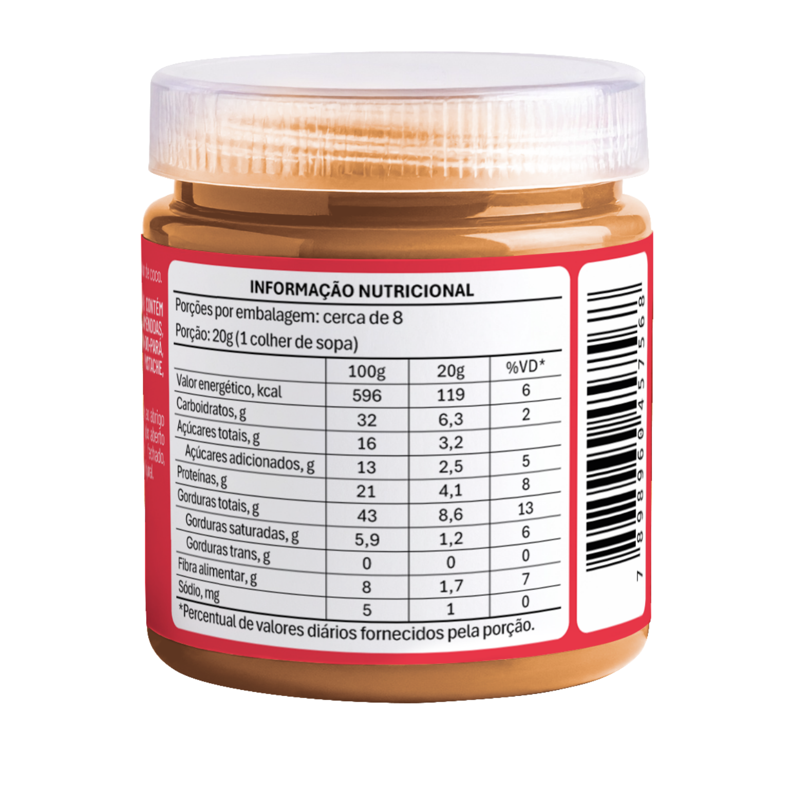 SEVENUTTY70 PASTA DE AMENDOIM COM AÇUCAR DE COCO -150g