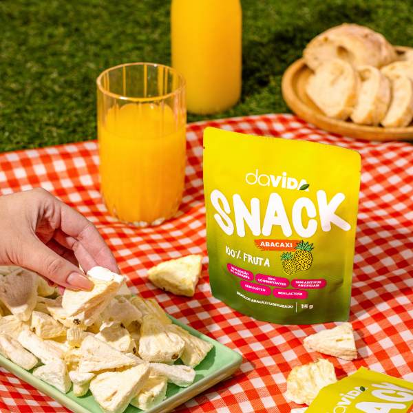 SNACK ABACAXI LIOFILIZADO - DAVIDA