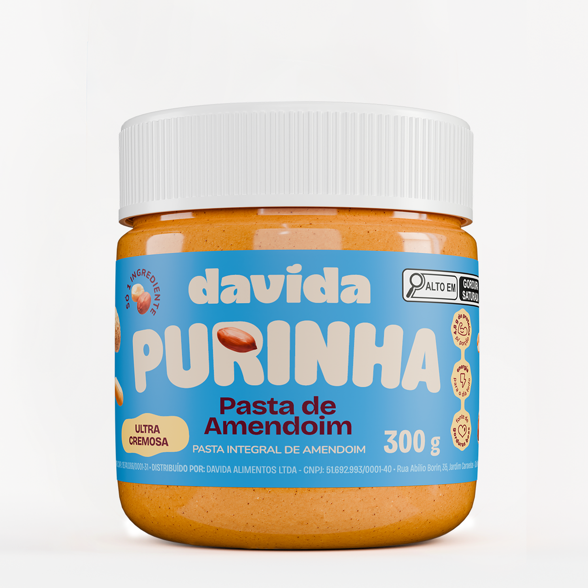 Purinha Pasta de Amendoim