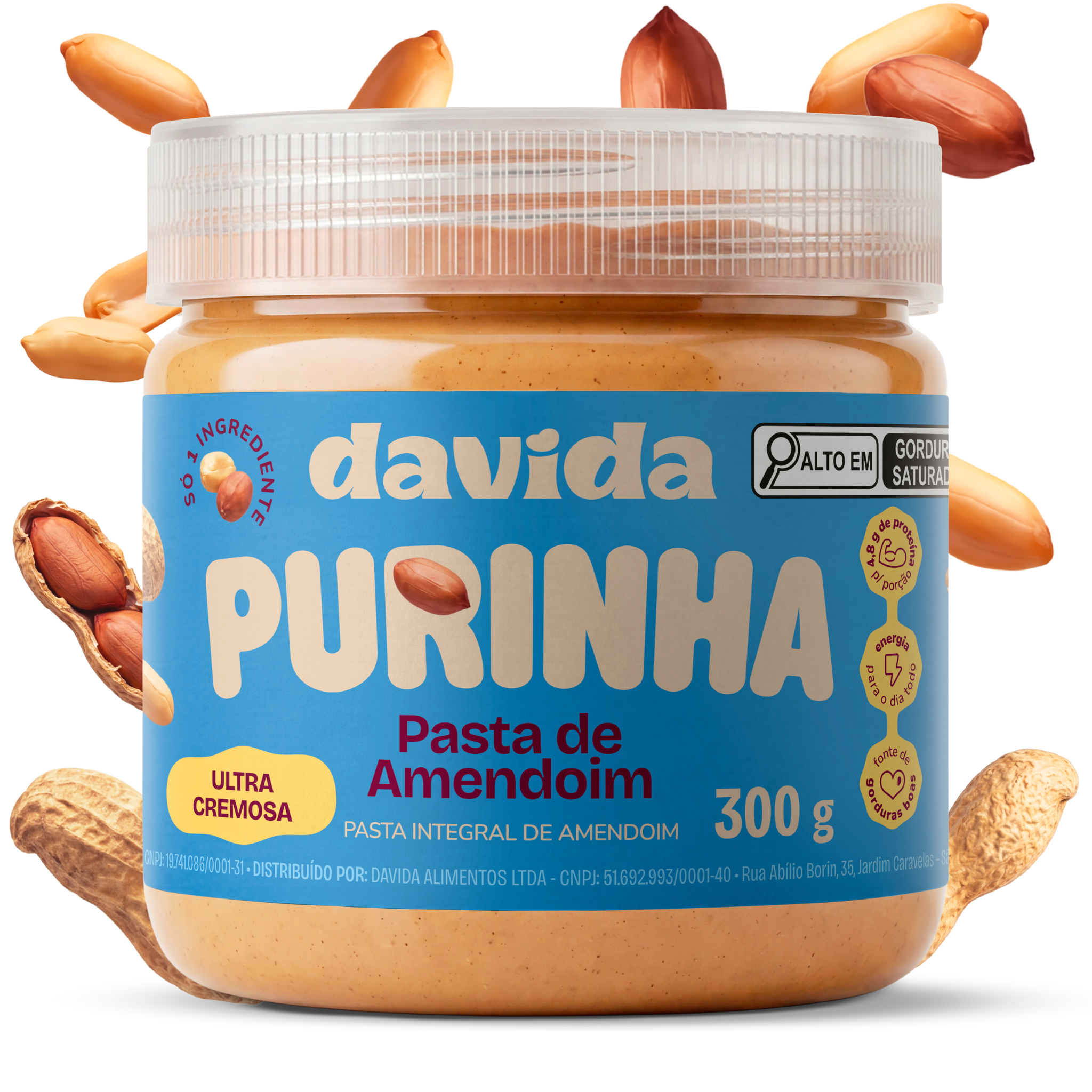 Purinha Pasta de Amendoim