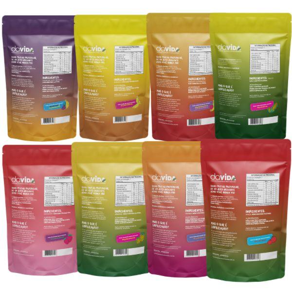 KIT DEGUSTAÇÃO SNACK DAVIDA - 8 SABORES