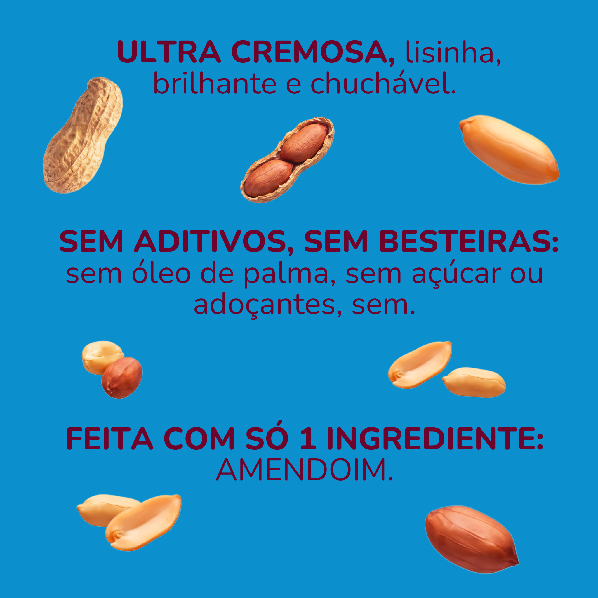 Purinha Pasta de Amendoim