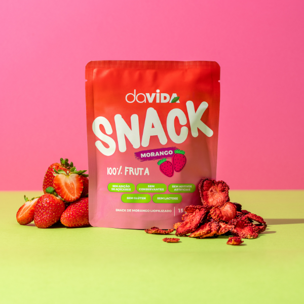 SNACK MORANGO LIOFILIZADO - DAVIDA