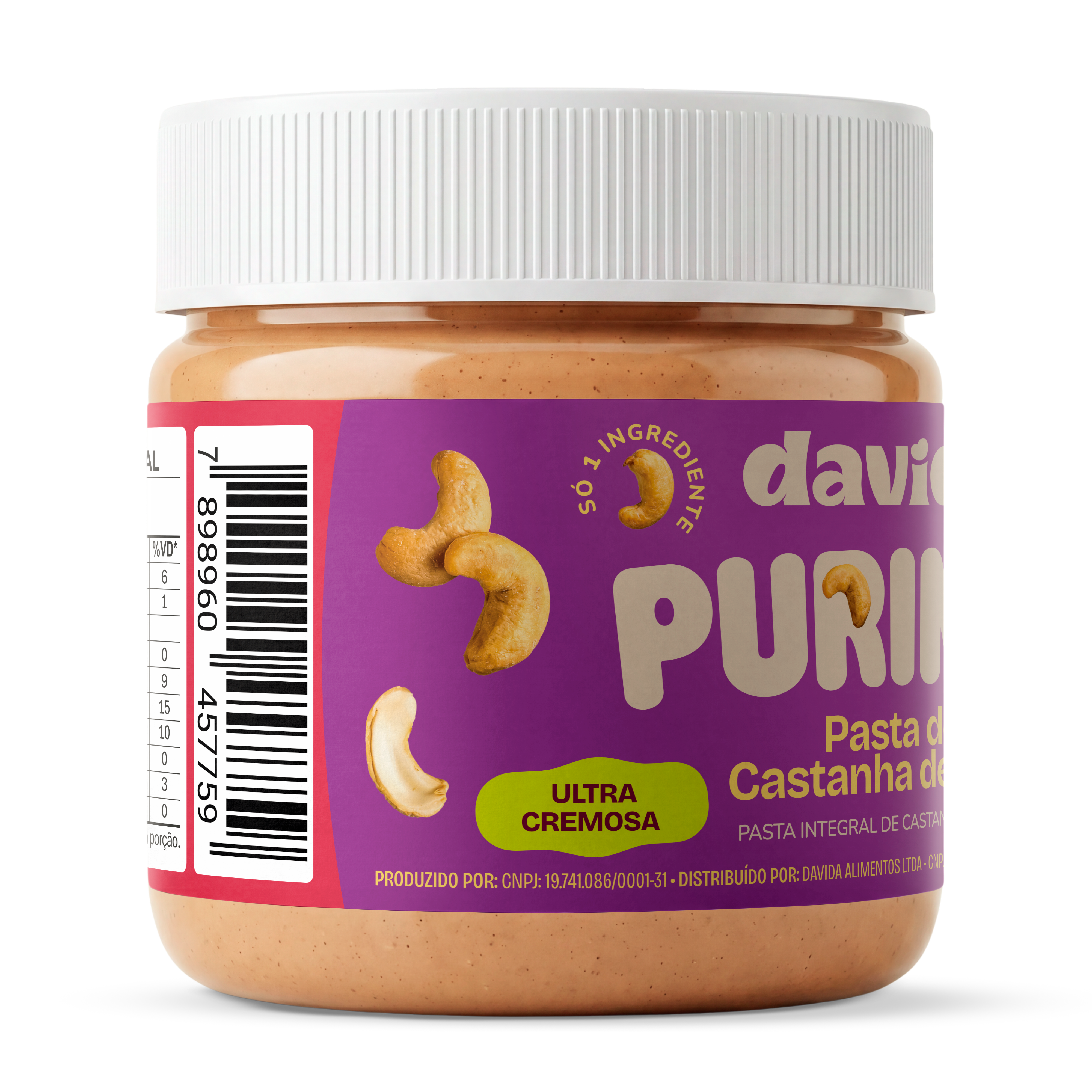 Purinha Pasta de Castanha de Caju