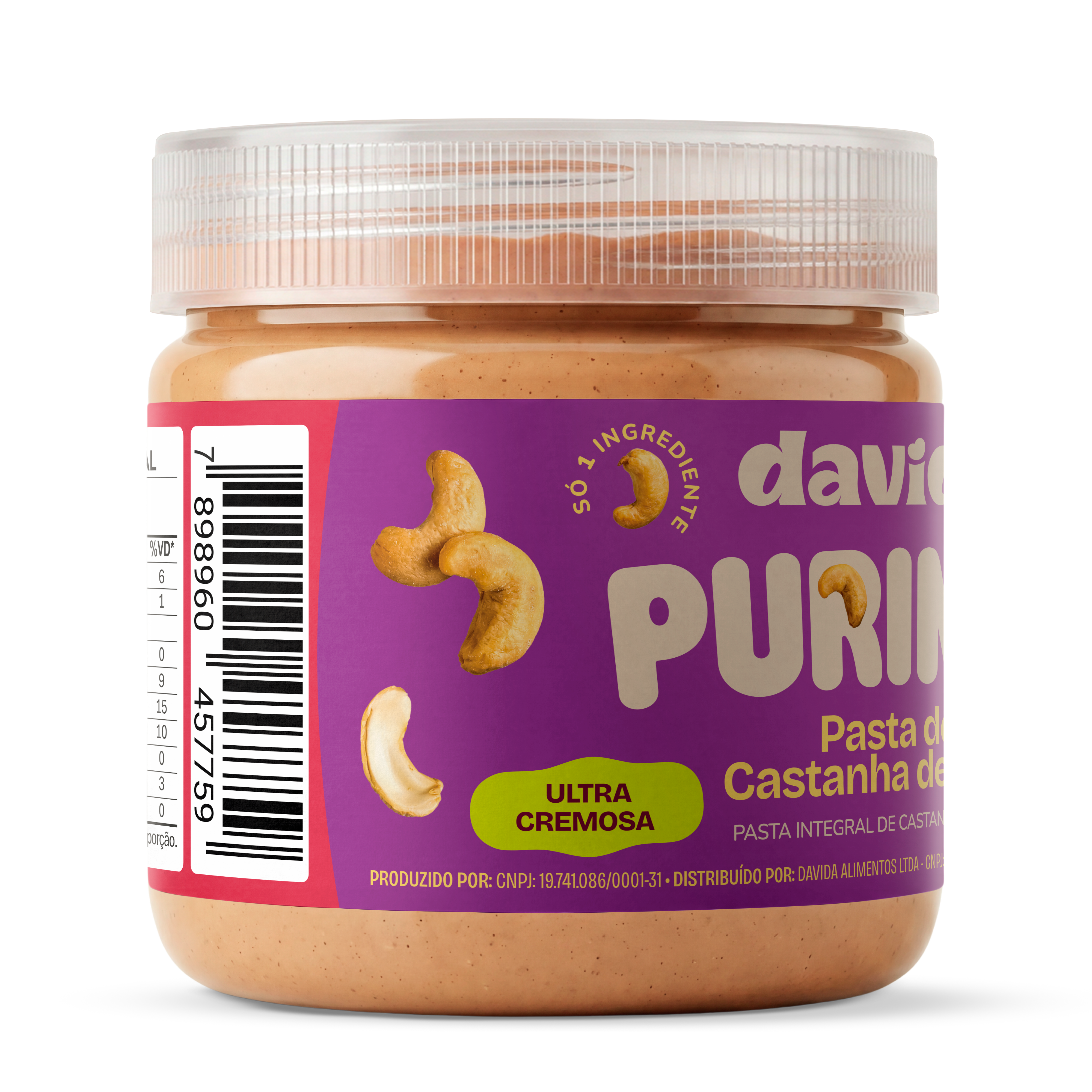 Purinha Pasta de Castanha de Caju