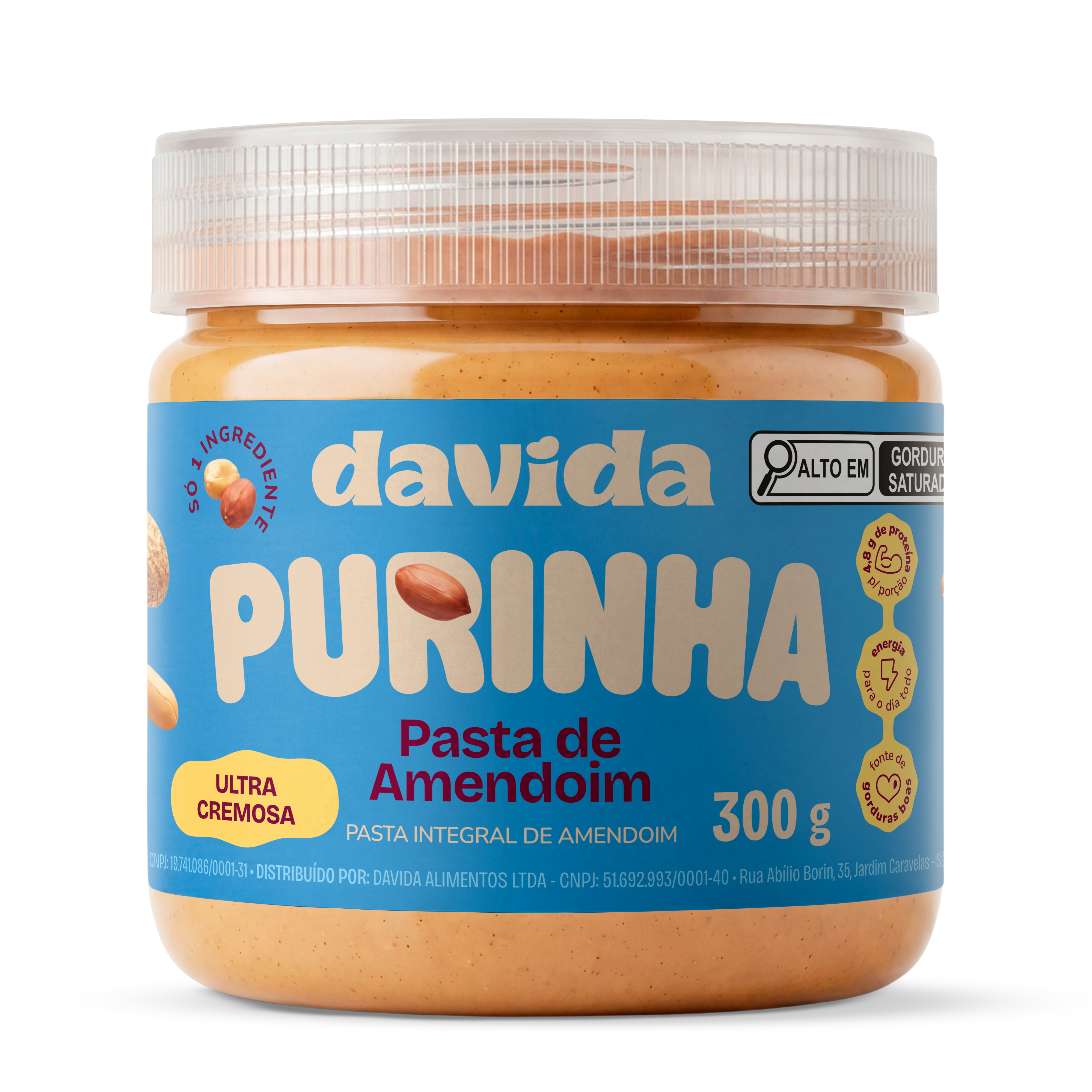 Purinha Pasta de Amendoim