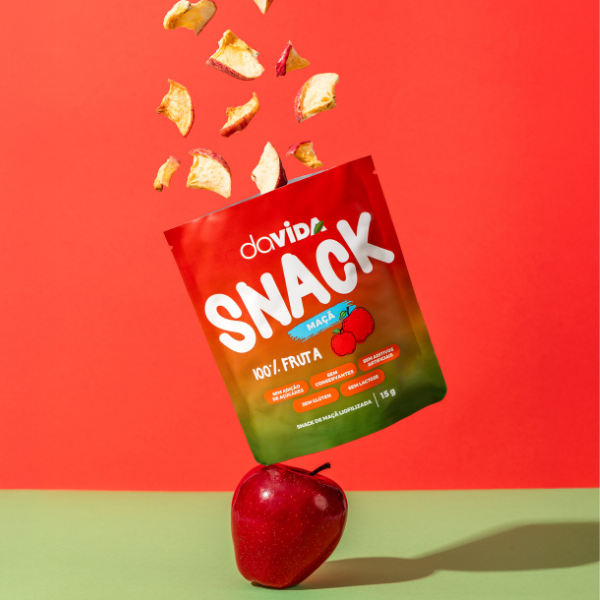 SNACK MAÇA LIOFILIZADA - DAVIDA