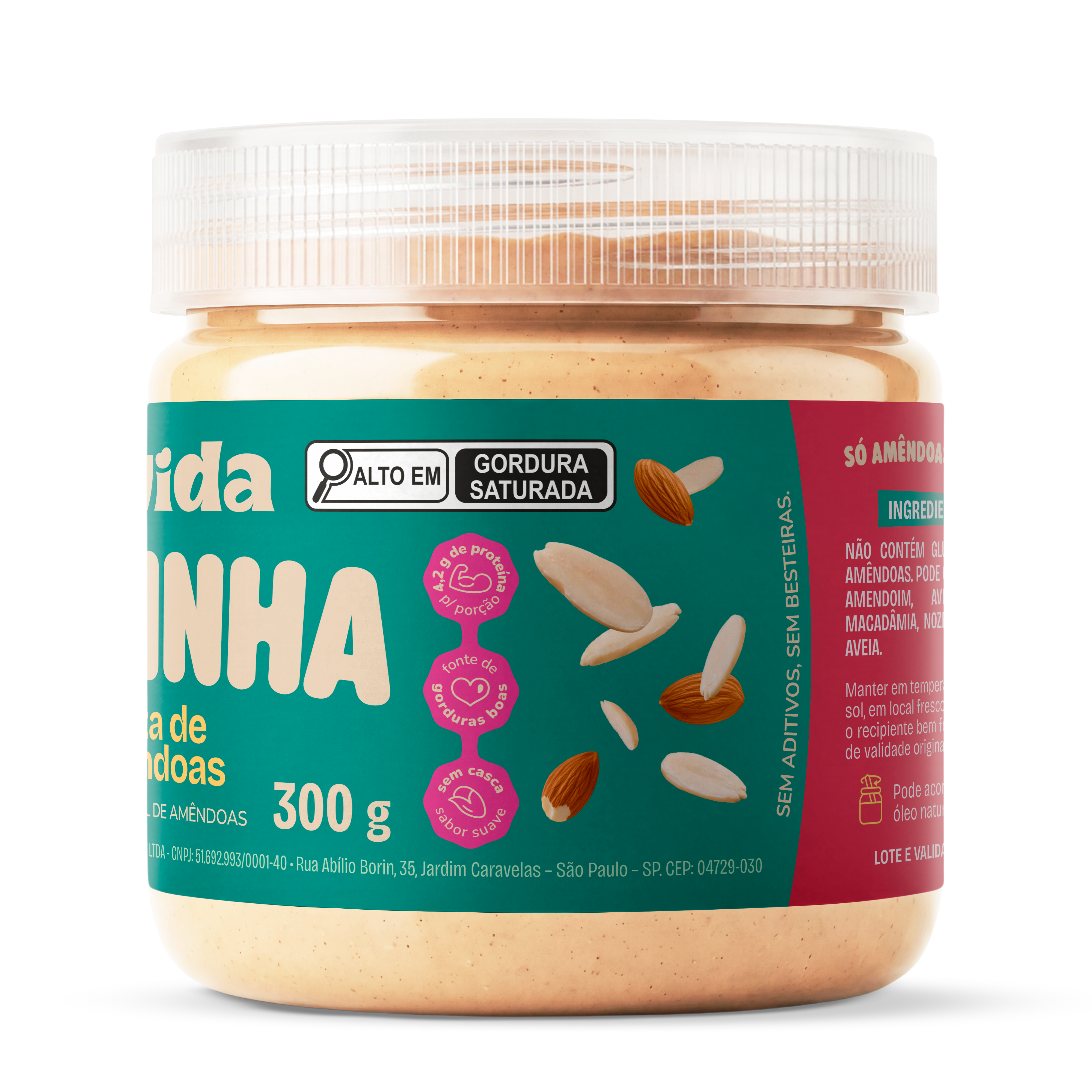 Purinha Pasta de Amendoas