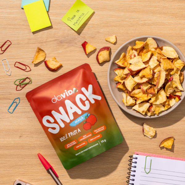 SNACK MAÇA LIOFILIZADA - DAVIDA