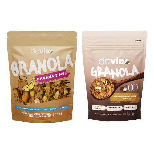 KIT DEGUSTAÇÃO GRANOLAS