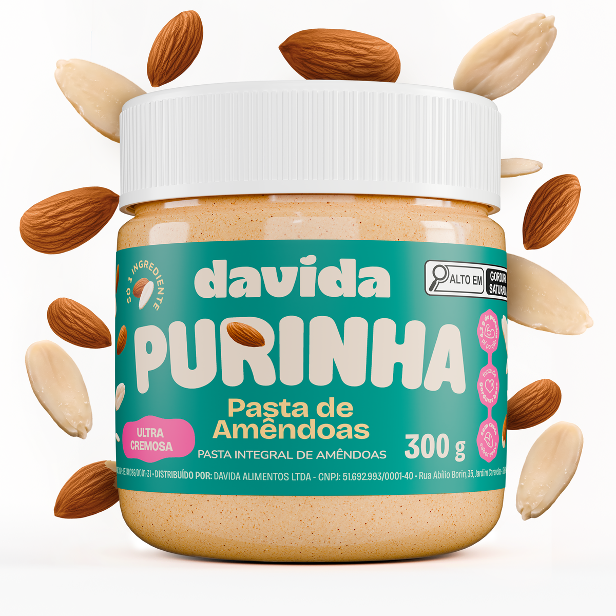 Purinha Pasta de Amendoas