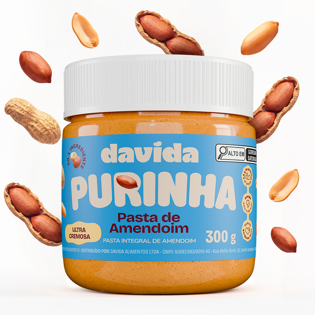 Purinha Pasta de Amendoim