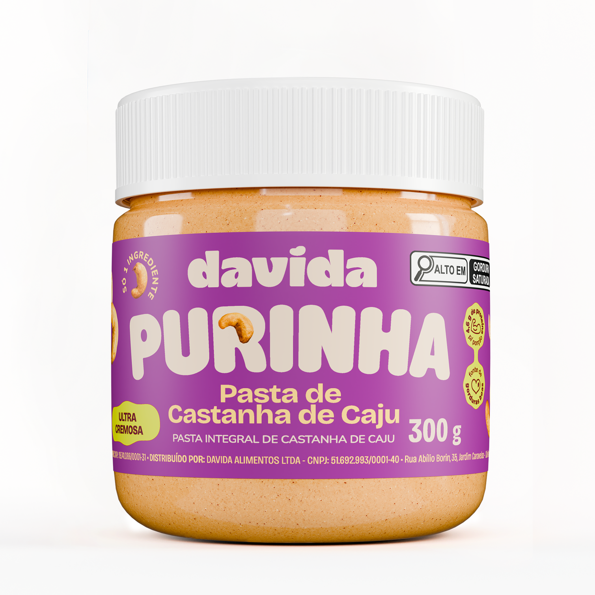 Purinha Pasta de Castanha de Caju