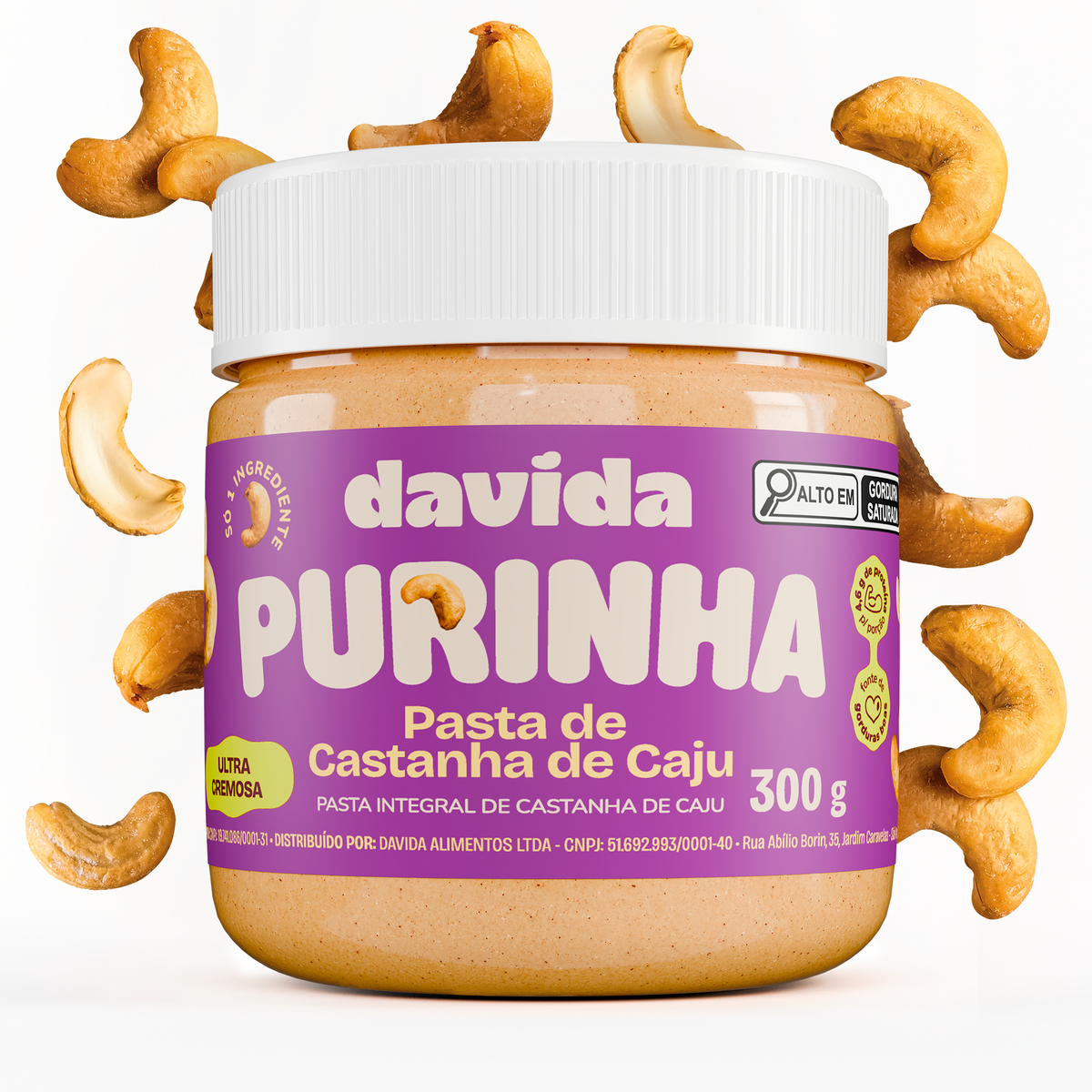 Purinha Pasta de Castanha de Caju