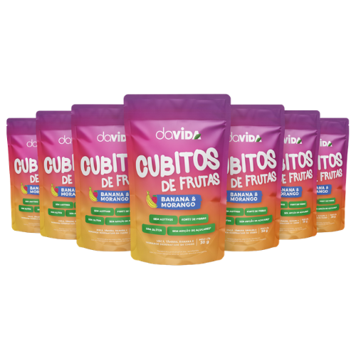 CUBITOS DE FRUTA DAVIDA - 12 UNIDADES