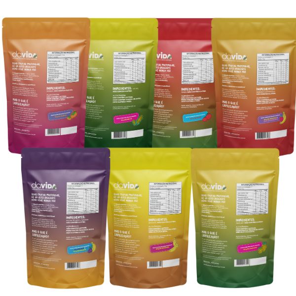 KIT DEGUSTAÇÃO SNACK DAVIDA - 7 SABORES