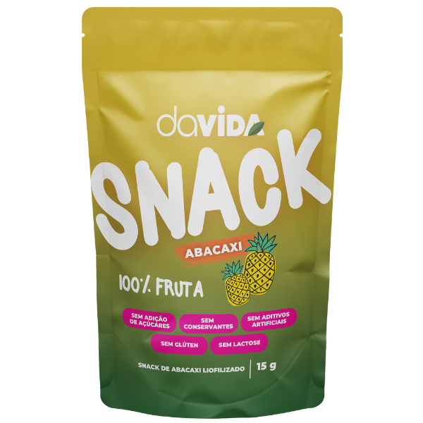 SNACK ABACAXI LIOFILIZADO - DAVIDA