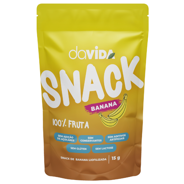 SNACK BANANA LIOFILIZADA - DAVIDA