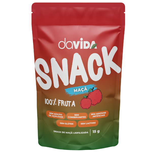 SNACK MAÇA LIOFILIZADA - DAVIDA