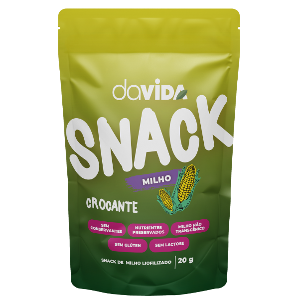 SNACK MILHO LIOFILIZADO - DAVIDA